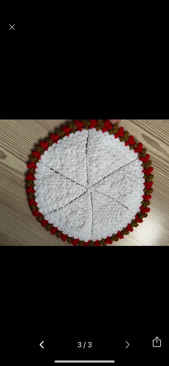 Çilek Motifli El Örgüsü El Emeği LİF - Görsel 3