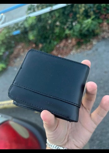 Siyah Minimalist Erkek Cüzdanı - Görsel 3