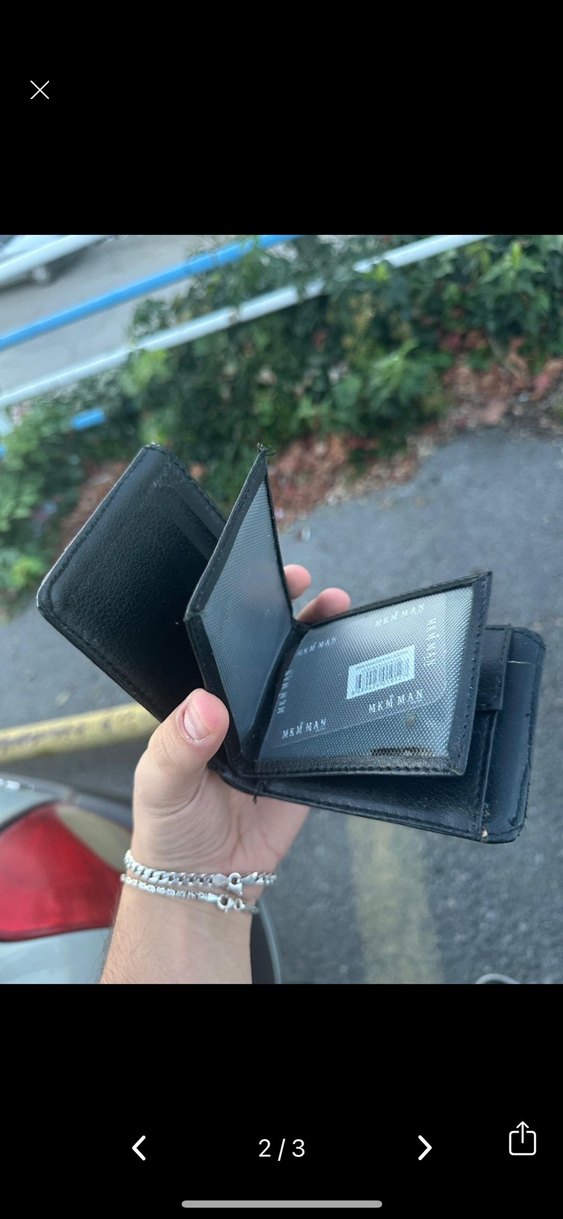 Siyah Minimalist Erkek Cüzdanı - Görsel 2