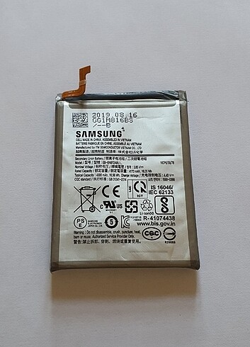 Samsung Note 10 Plus Batarya