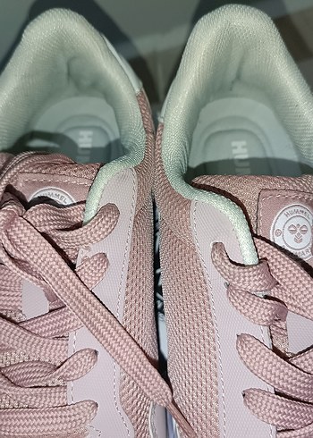 Pudra Pembe Bağcıklı Kadın Spor Ayakkabı - Görsel 7