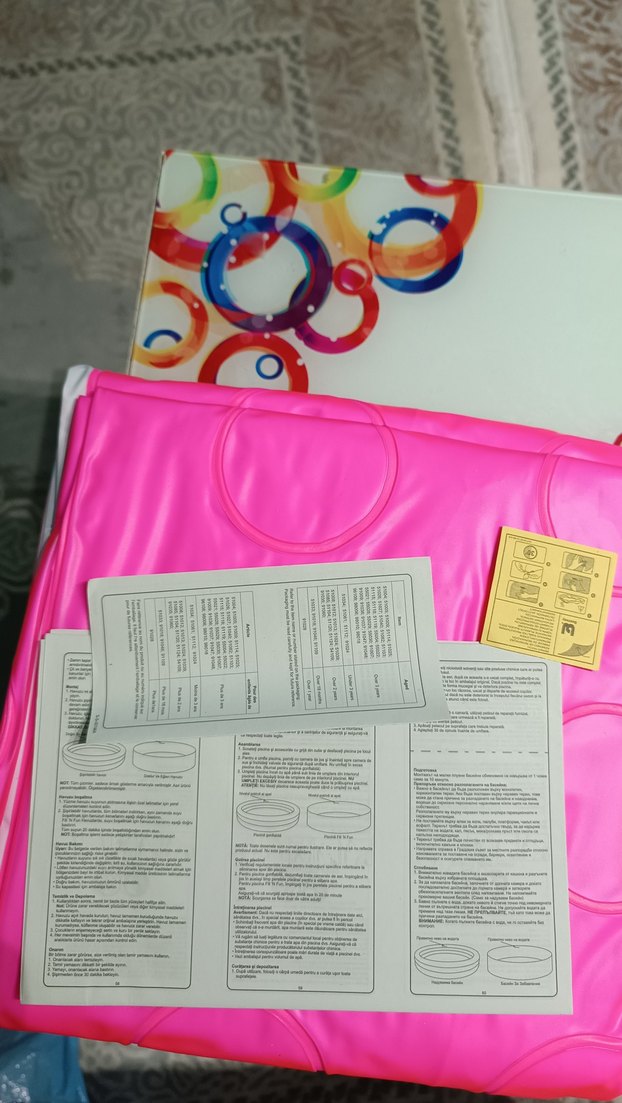 Kırmızı Çocuklar için Şişme Havuz - Görsel 3