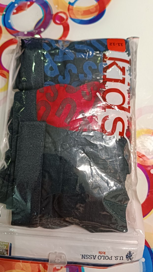 Renkli Baskılı Çocuk Boxer 3'lü Paket - Görsel 2