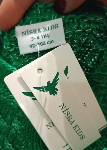 Parlak Yeşil Örgü erkek çocuk Kazak - Görsel 6