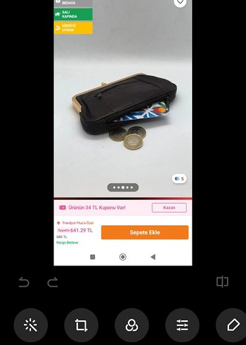 Kadın hakiki deri Cüzdan - Görsel 2