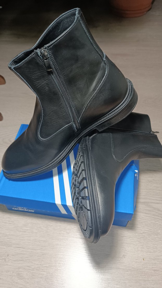 Fermuarlı Siyah Erkek Bot - Görsel 2