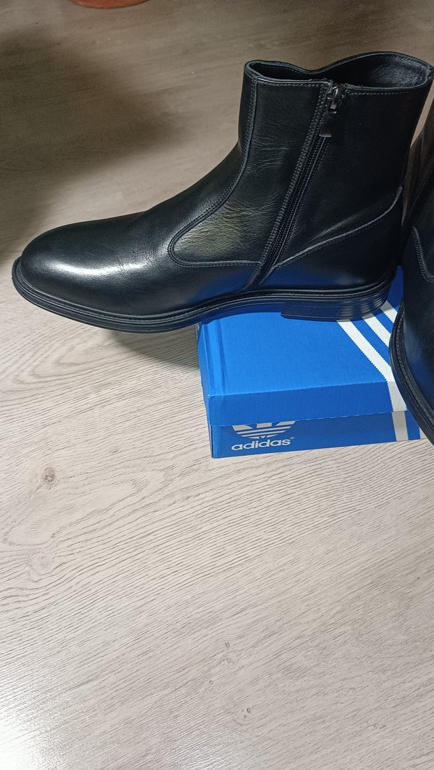 Fermuarlı Siyah Erkek Bot - Görsel 4