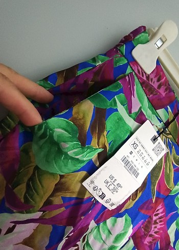 Kadın Çok Renkli Bohem Pilili Pantolon - Görsel 6