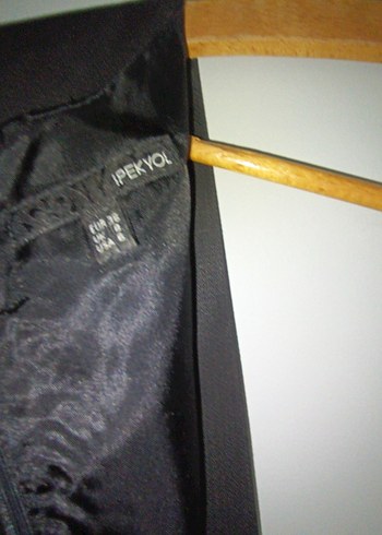 Siyah Drapeli Midi Abiye Elbise - Görsel 5