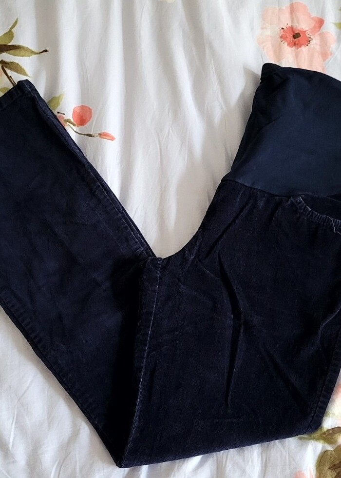 Hamile pantolonu kadife - Görsel 3