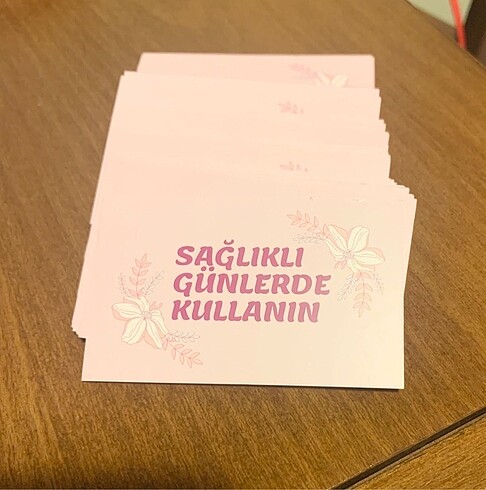 Teşekkür kartı