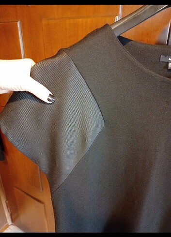 Zara MEXX MARKA XL 42 SIYAAH GUNLUK ELBISE