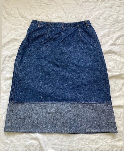m Beden lacivert Renk y2k simli denim etek