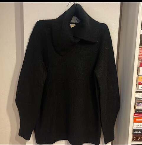 m Beden siyah Renk ALPACA BLEND KAZAK