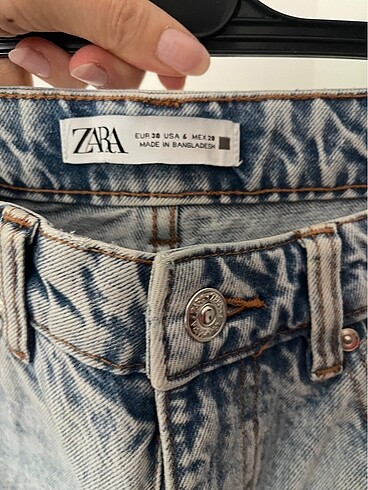 38 Beden mavi Renk ZARA JEAN