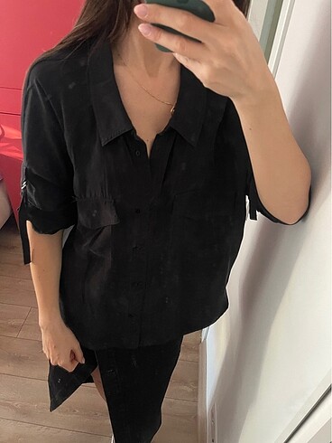 ZARA SİYAH GÖMLEK