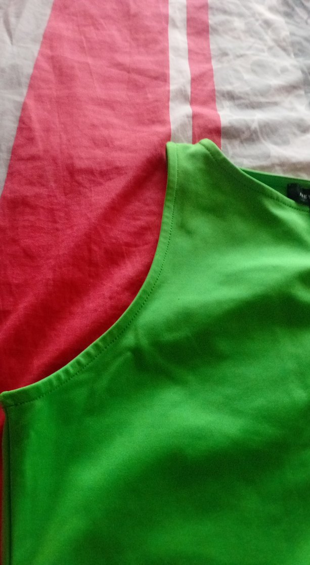 Yeşil Kolsuz Kadın askılı alttan çıtçıtlı  bady - Görsel 4