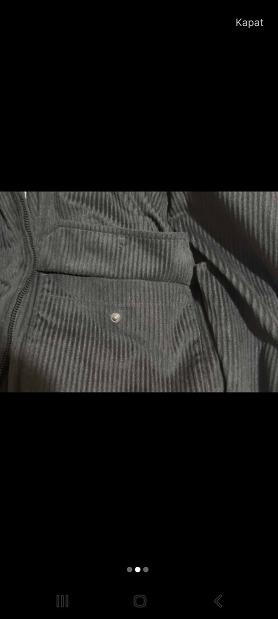 Siyah Kürklü Rahat Kesim erkek mont - Görsel 5