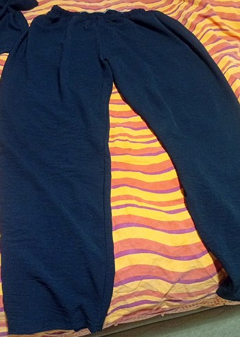 Siyah Uzun Kollu Basic Keten Tunik ikili - Görsel 6