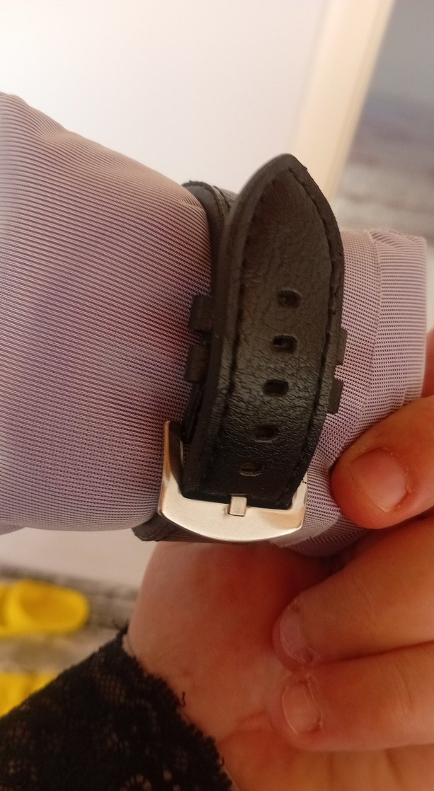 HUADI Kahverengi Erkek Biker İş Saati - Görsel 3