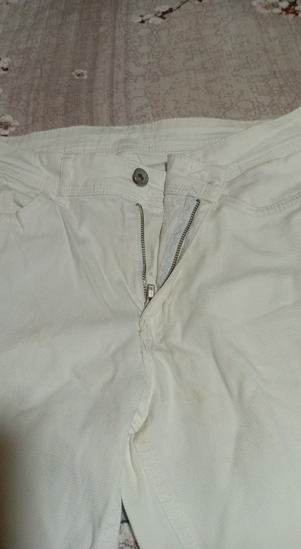 Erkek Beyaz Pamuklu Mini Şort - Görsel 2