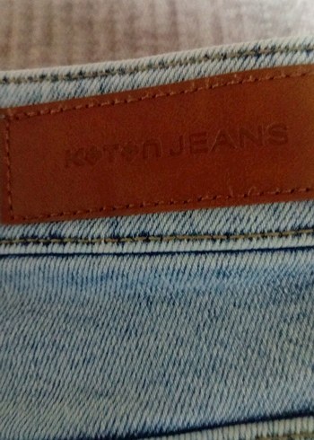 Loose Fit Mavi Mini Denim Şort - Görsel 6