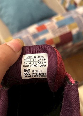 Bordo Adidas Kadın Spor Ayakkabı. Orijinal ürün. - Görsel 7