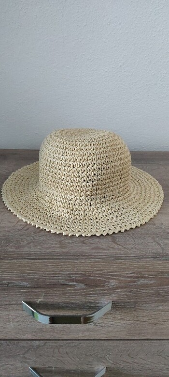 Hasır Bucket Şapka 