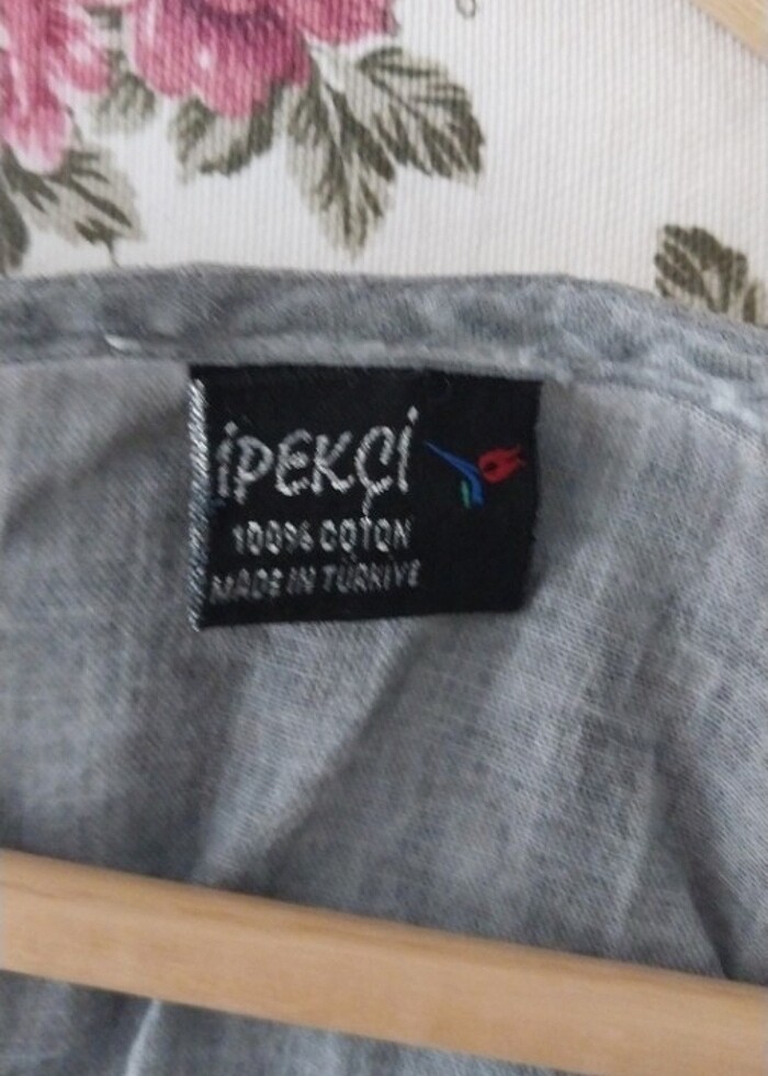 İpekçi Buzgulu Cepli Keten Elbise - Görsel 3