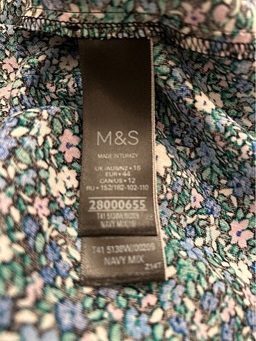 44 Beden çeşitli Renk Marks and Spencer Bluz