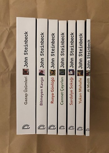  John Steinbeck 7 Kitap Seti
