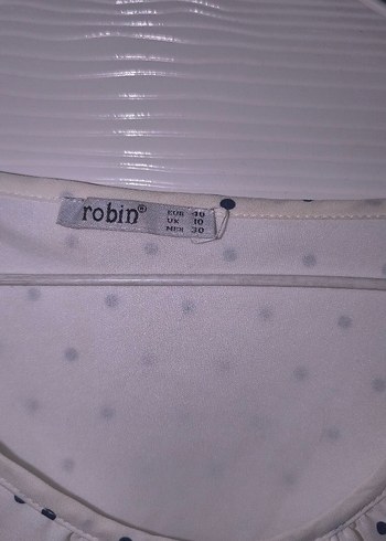 Puantiye Desenli Gri Beyaz Midi Elbise - Görsel 3