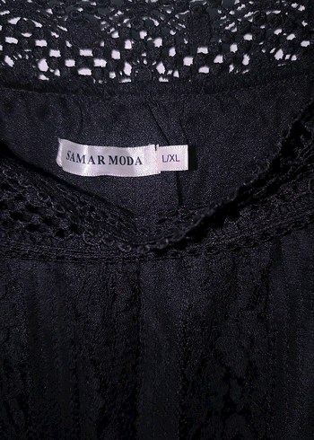 Dantel Detaylı Siyah Midi Gotik Elbise - Görsel 3