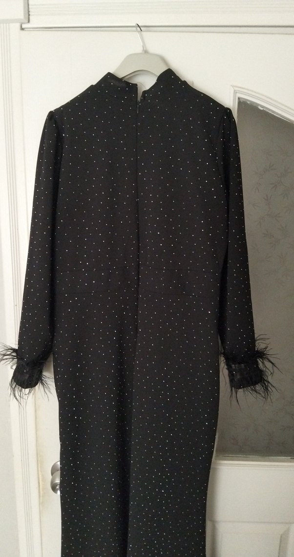 Taş işlemeli abiye - Görsel 4