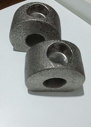 Gümüş mumluk - Görsel 3