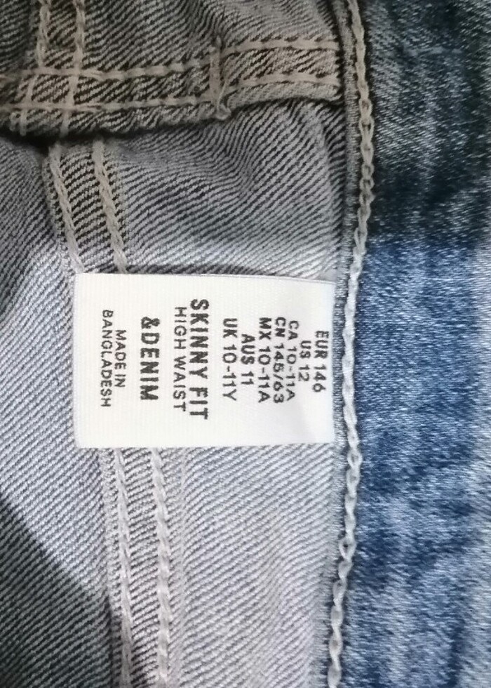 Kız çocuk kot pantolon  - Görsel 3