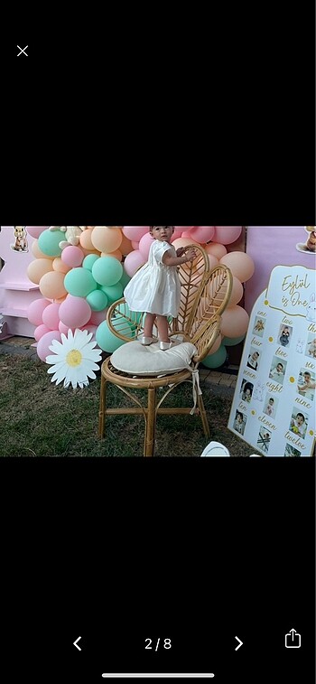 Next Saten bebek elbise