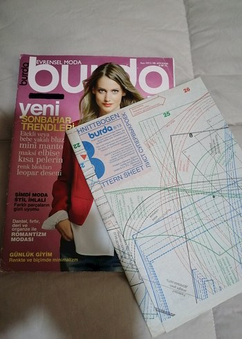 2013/Ağustos Burda Evrensel Moda Dergisi - Sonbahar Trendleri - Görsel 5