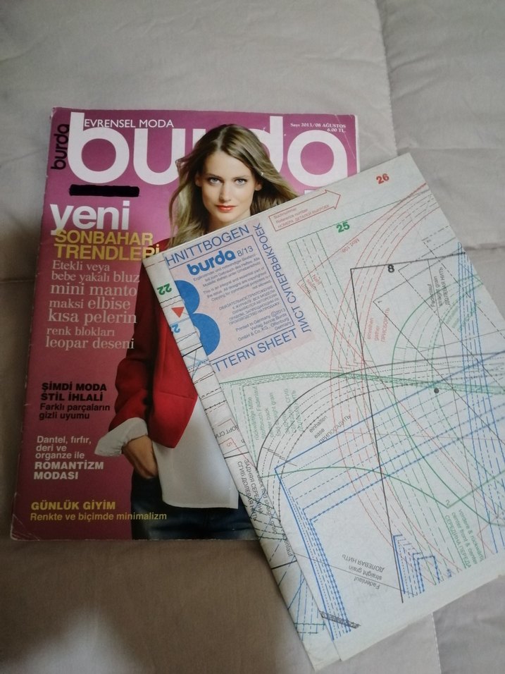 2013/Ağustos Burda Evrensel Moda Dergisi - Sonbahar Trendleri - Görsel 5