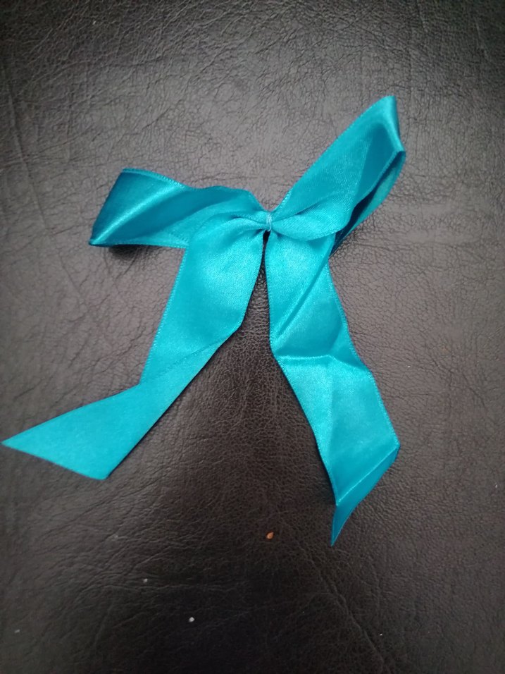 Turkuaz Renkli Fiyonk - Görsel 2