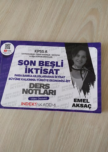 KPSS A Son Beşli İktisat Ders Notları