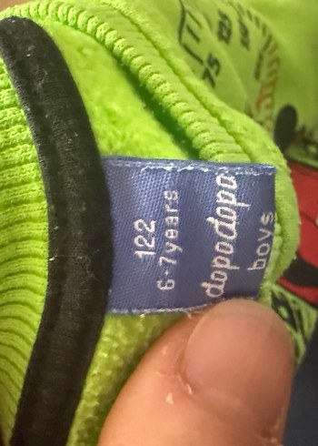 Erkek Çocuk Yeşil Baskılı Sweatshirt - Görsel 5