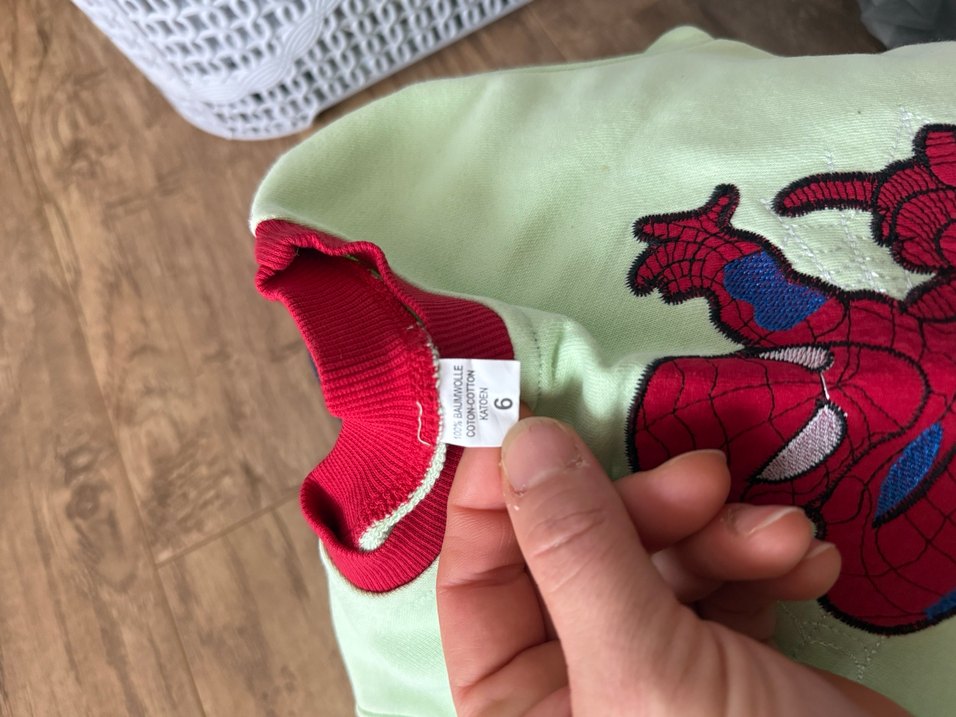 Erkek Çocuk Örme Örümcek Adam Baskılı Sweatshirt - Görsel 4