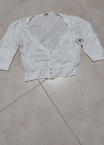 Crop hırka