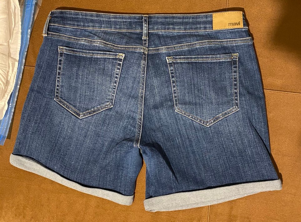 Mavi Kadın Kot Şort - Görsel 2