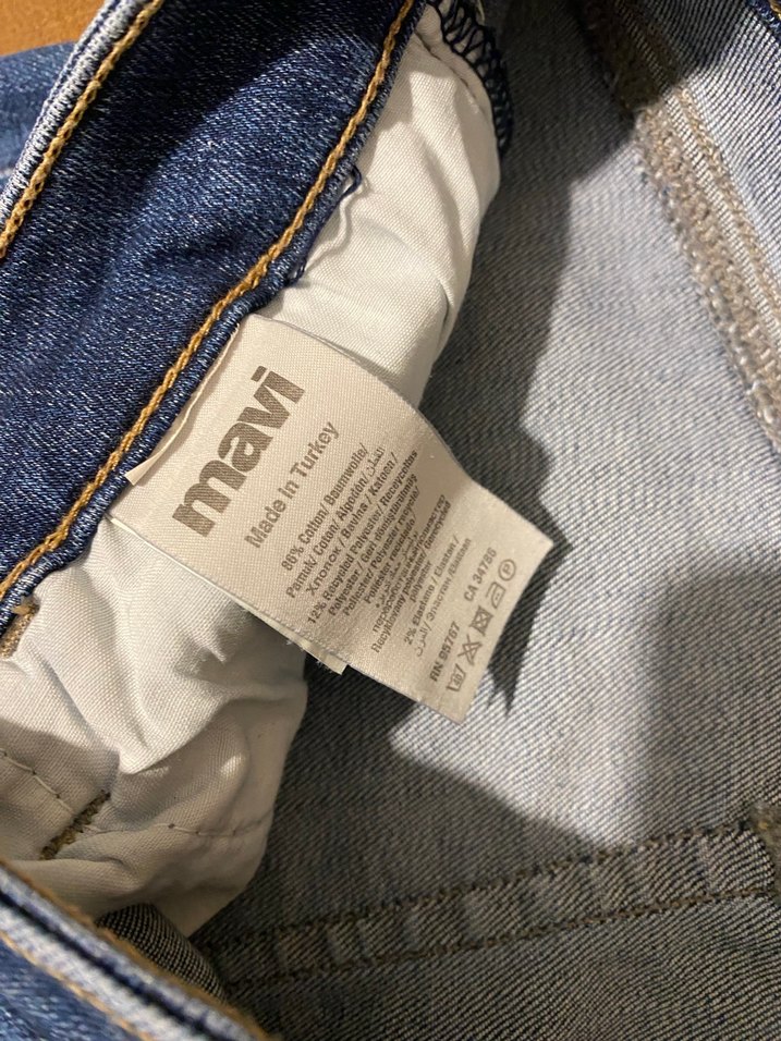 Mavi Kadın Kot Şort - Görsel 5