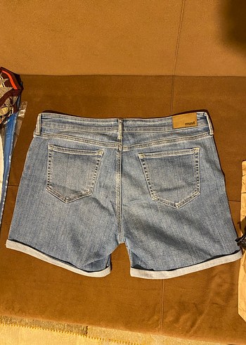 Mavi Kadın Denim Mini Şort - Görsel 2