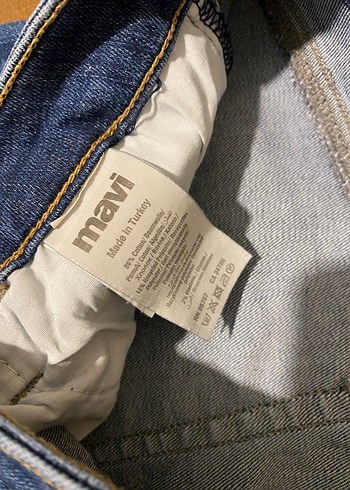 Mavi Kadın Denim Mini Şort - Görsel 10