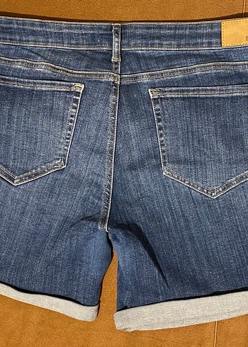 Mavi Kadın Denim Mini Şort - Görsel 7