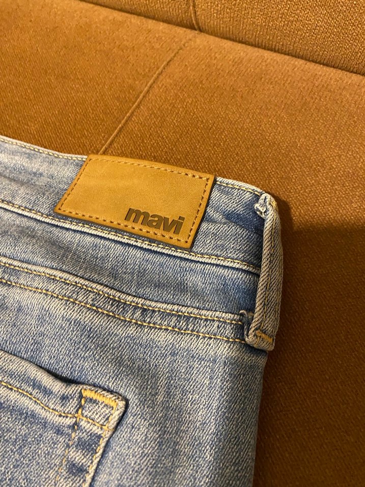 Mavi Kadın Denim Mini Şort - Görsel 3